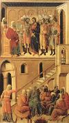 Peter's First Denial of Christ and Christ Before the High Priest Annas (mk08) Duccio
